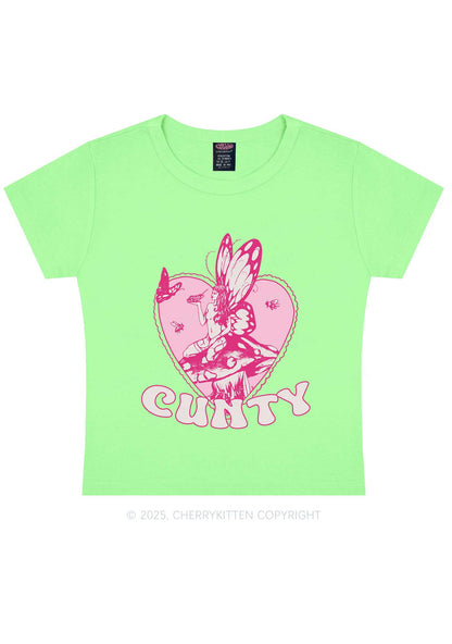 Butterfly Cxnty Y2K Baby Tee Cherrykitten