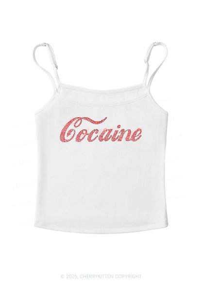 Rhinestone Special Cola Y2K Spaghetti Strap Cami Cherrykitten