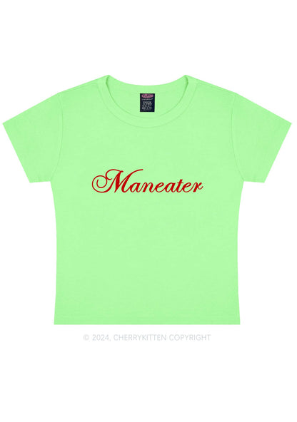 Maneater Y2K Baby Tee Cherrykitten