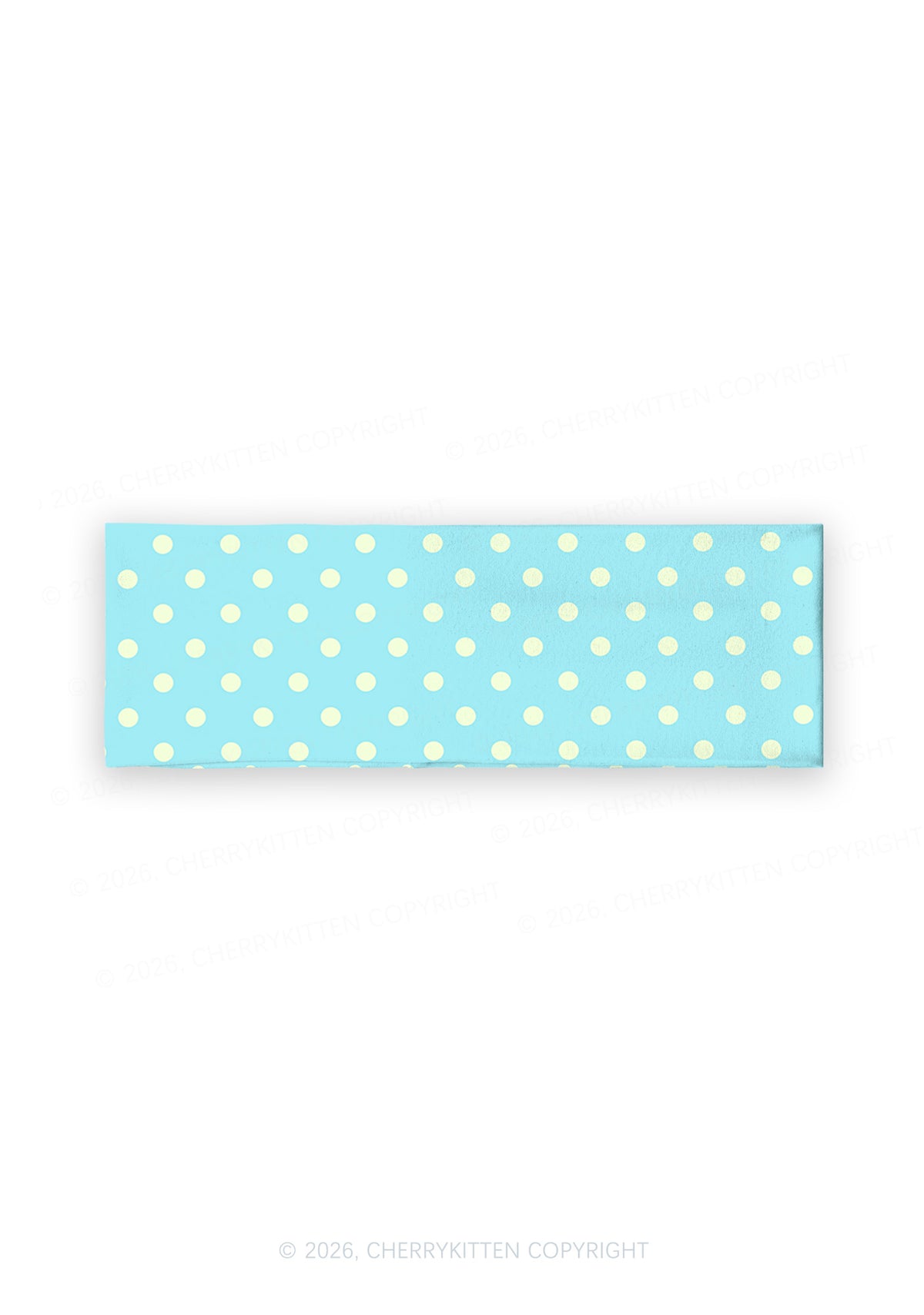 Black Dots On Yellow Y2K Print Headband Cherrykitten