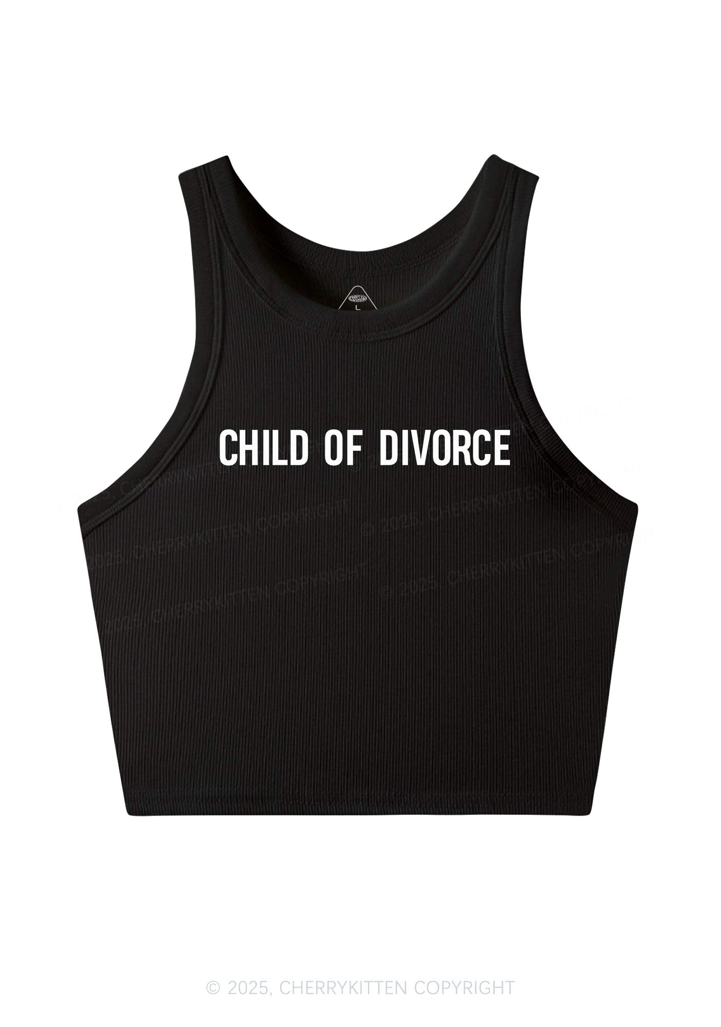 Child Of Divorce Y2K Crop Tank Top Cherrykitten