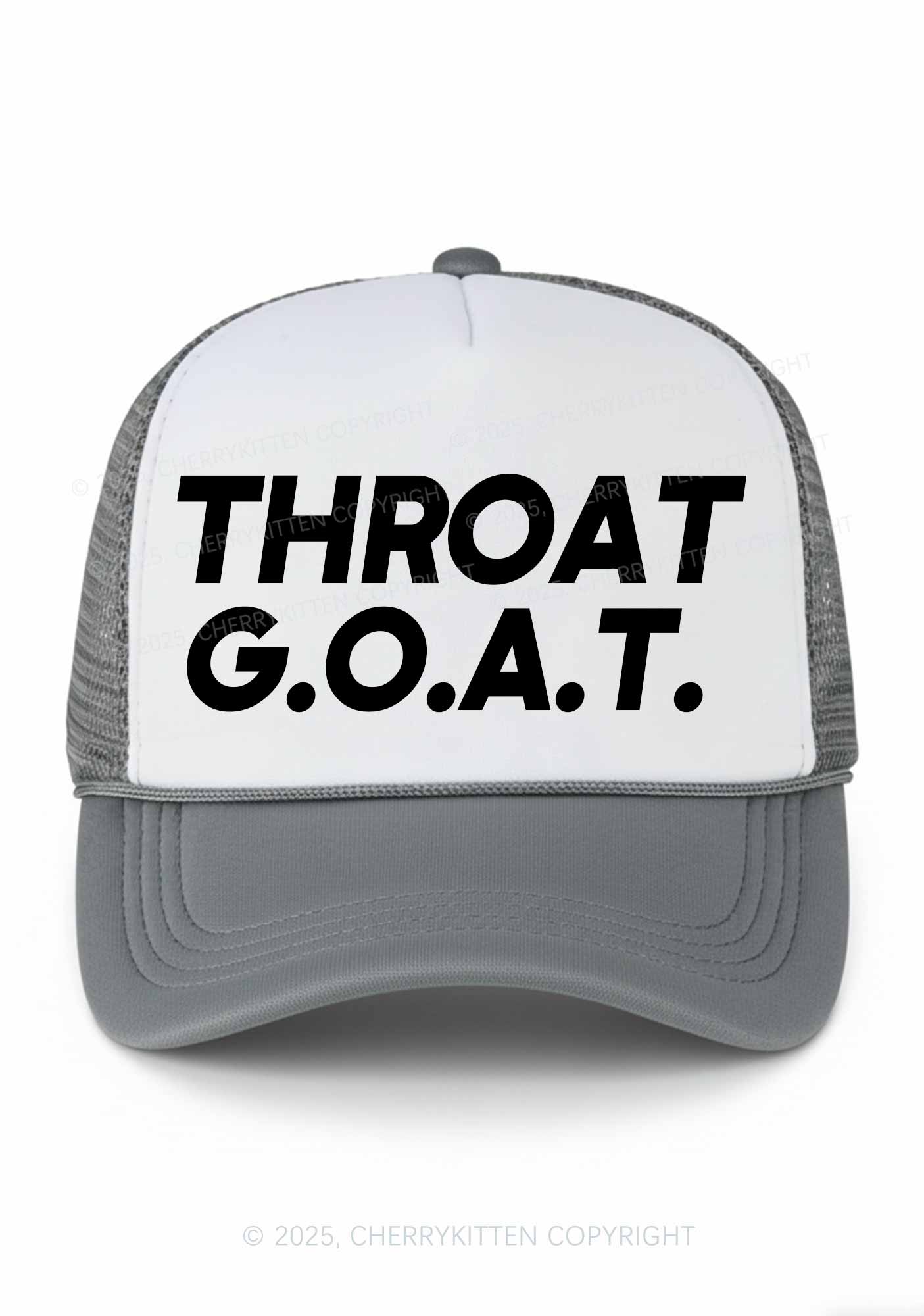 Throat Goat Y2K Colorblock Trucker Hat Cherrykitten
