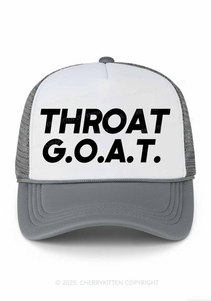 Throat Goat Y2K Colorblock Trucker Hat Cherrykitten