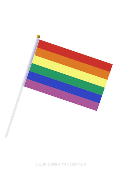 Y2K Pride Hand Flags Cherrykitten