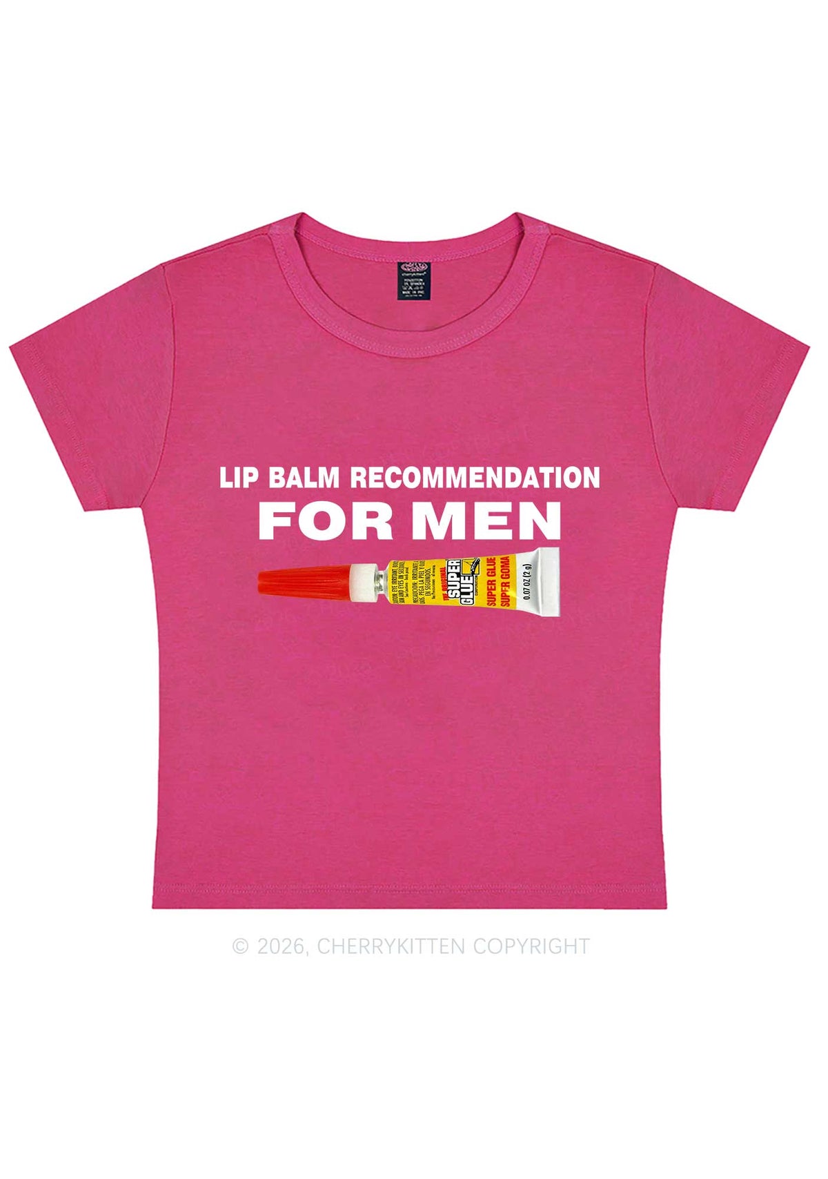 Lip Balm Recommendation For Men Y2K Baby Tee Cherrykitten
