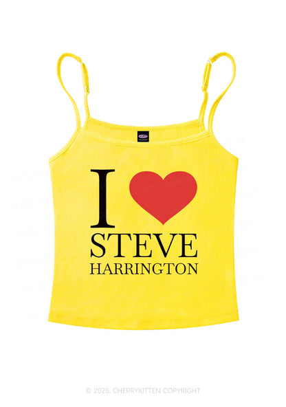 I Love SH Y2K Spaghetti Strap Cami Cherrykitten