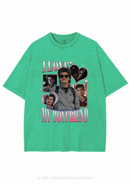 I Love My BF SH Y2K Shirts Washed Tee Cherrykitten