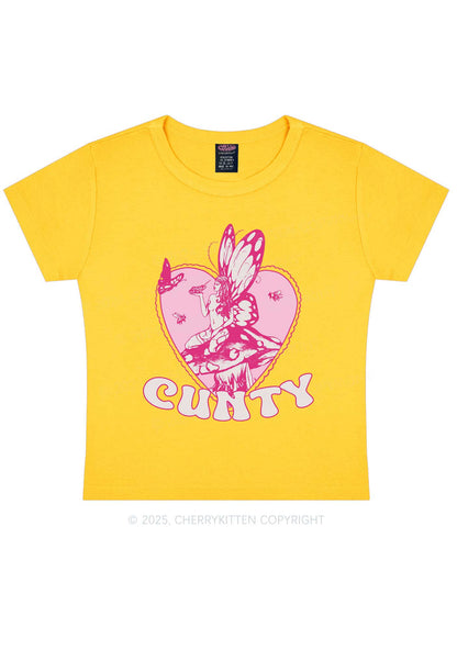Butterfly Cxnty Y2K Baby Tee Cherrykitten