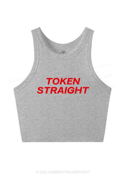 Token Straight Pride Y2K Crop Tank Top Cherrykitten