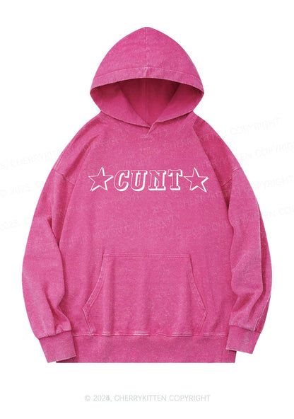 Star Count Y2K Washed Hoodie Cherrykitten