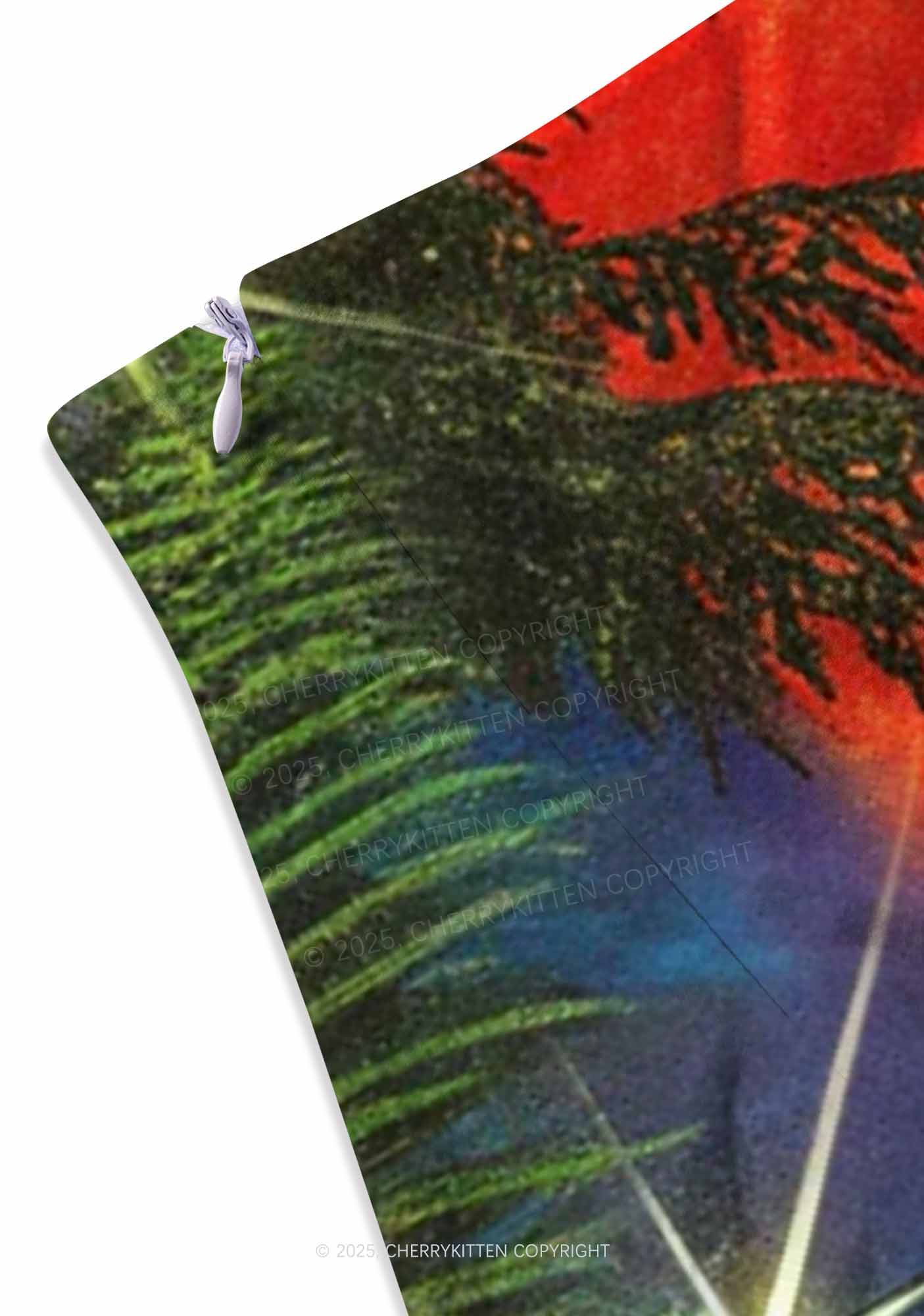 Jungle Orca Y2K Print Mini Skirt Cherrykitten