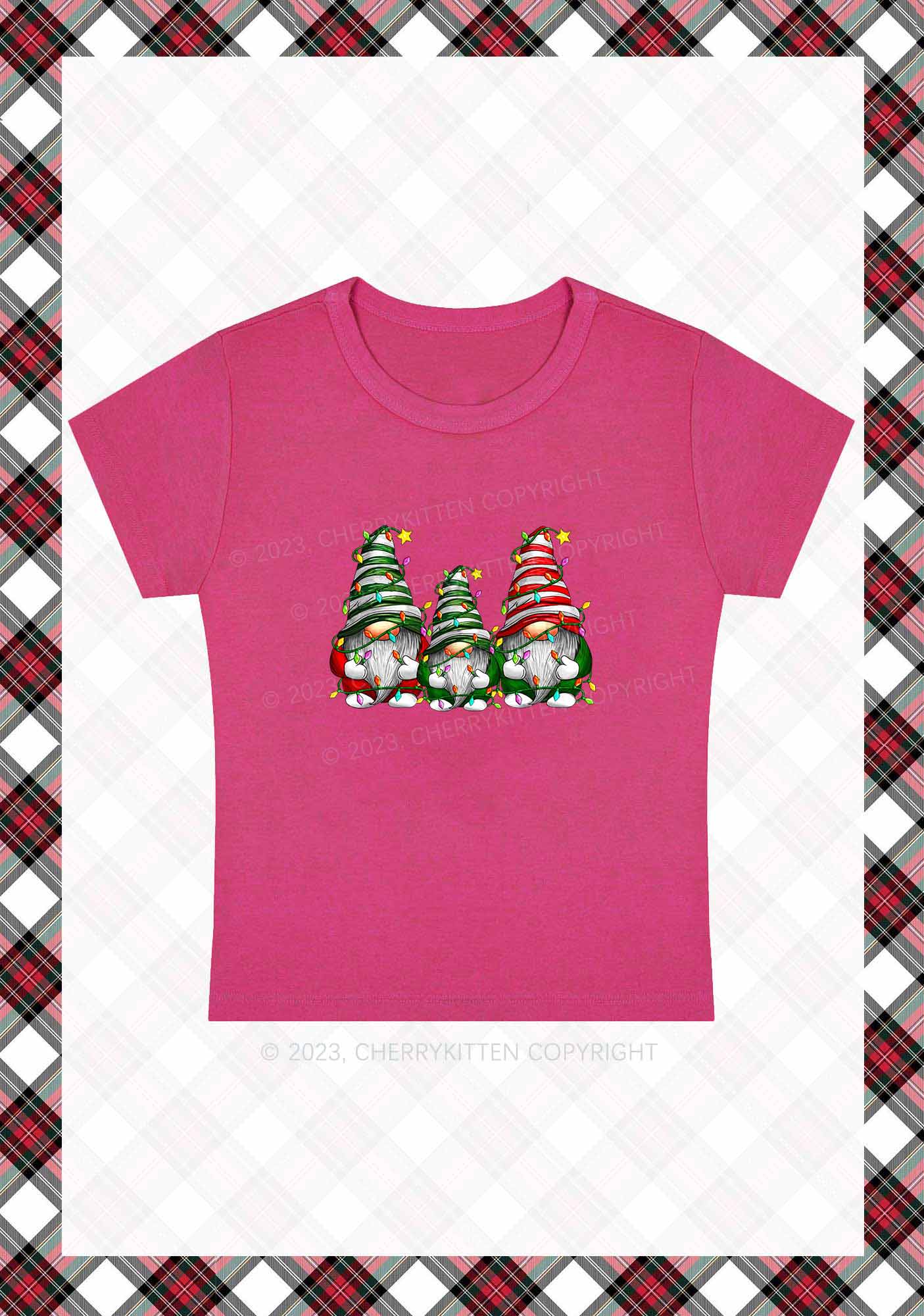 Christmas Dwarfs Baby Tee Cherrykitten