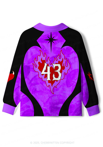 Custom Halloween Satan Loves You Y2K Sport Long Sleeve Jersey Shirts Cherrykitten
