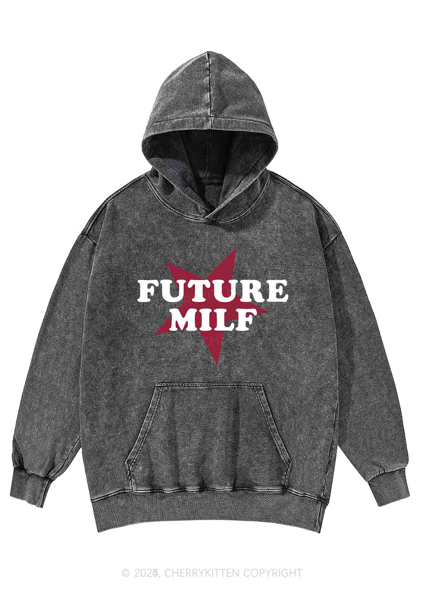 Future Mxxf Y2K Washed Hoodie Cherrykitten