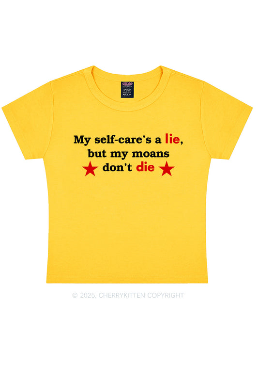 My Moans Dont Die Y2K Baby Tee Cherrykitten