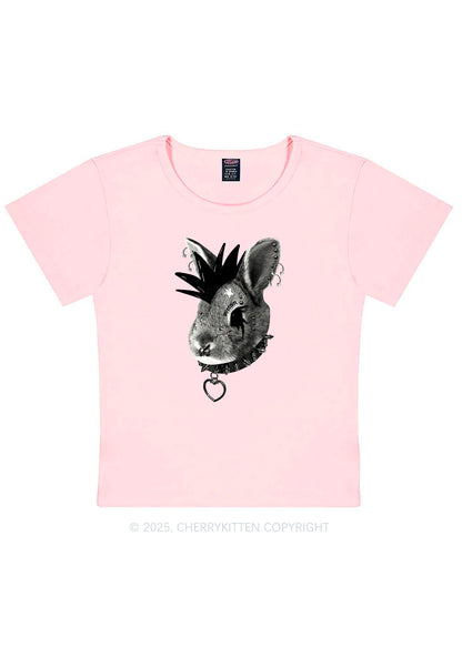 Custom Punk Pet Y2K Baby Tee Cherrykitten