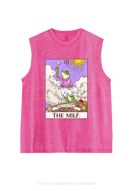 The Mxxf Frog Y2K Washed Muscle Tank Cherrykitten