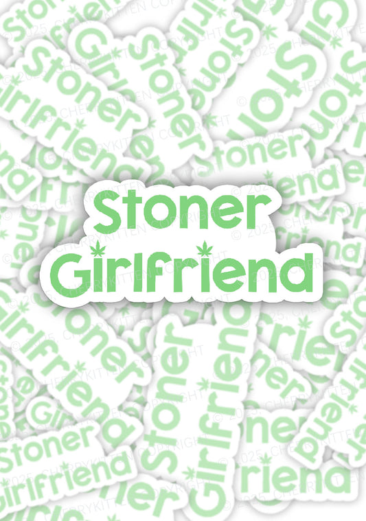 Stoner Girlfriend 1Pc Y2K Sticker Cherrykitten