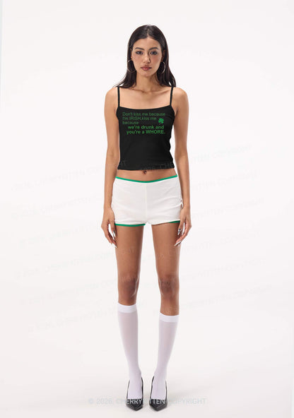 Drunk And Hore St Patricks Y2K Spaghetti Strap Cami Cherrykitten