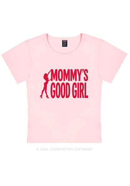 Mommys Good Girl Y2K Baby Tee Cherrykitten