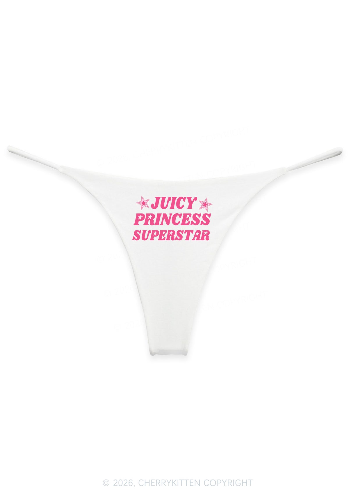 Juicy Princess Superstar Y2K Bikini String Thong Cherrykitten
