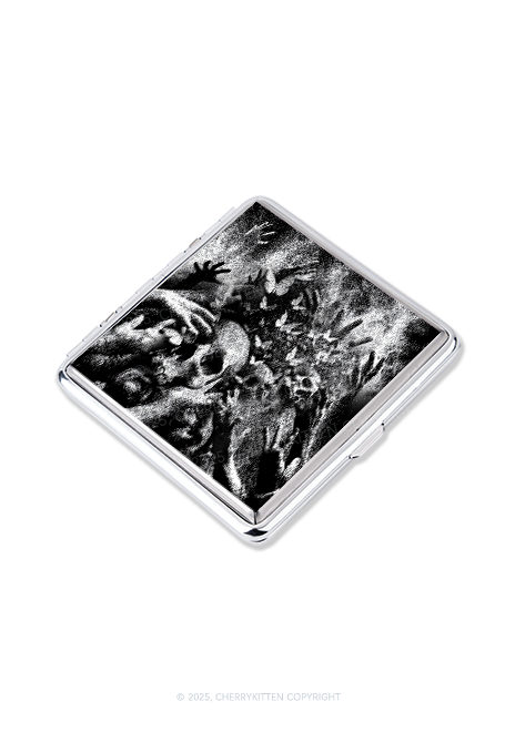 Halloween Gothic Skull Y2K Cigarette Case Cherrykitten