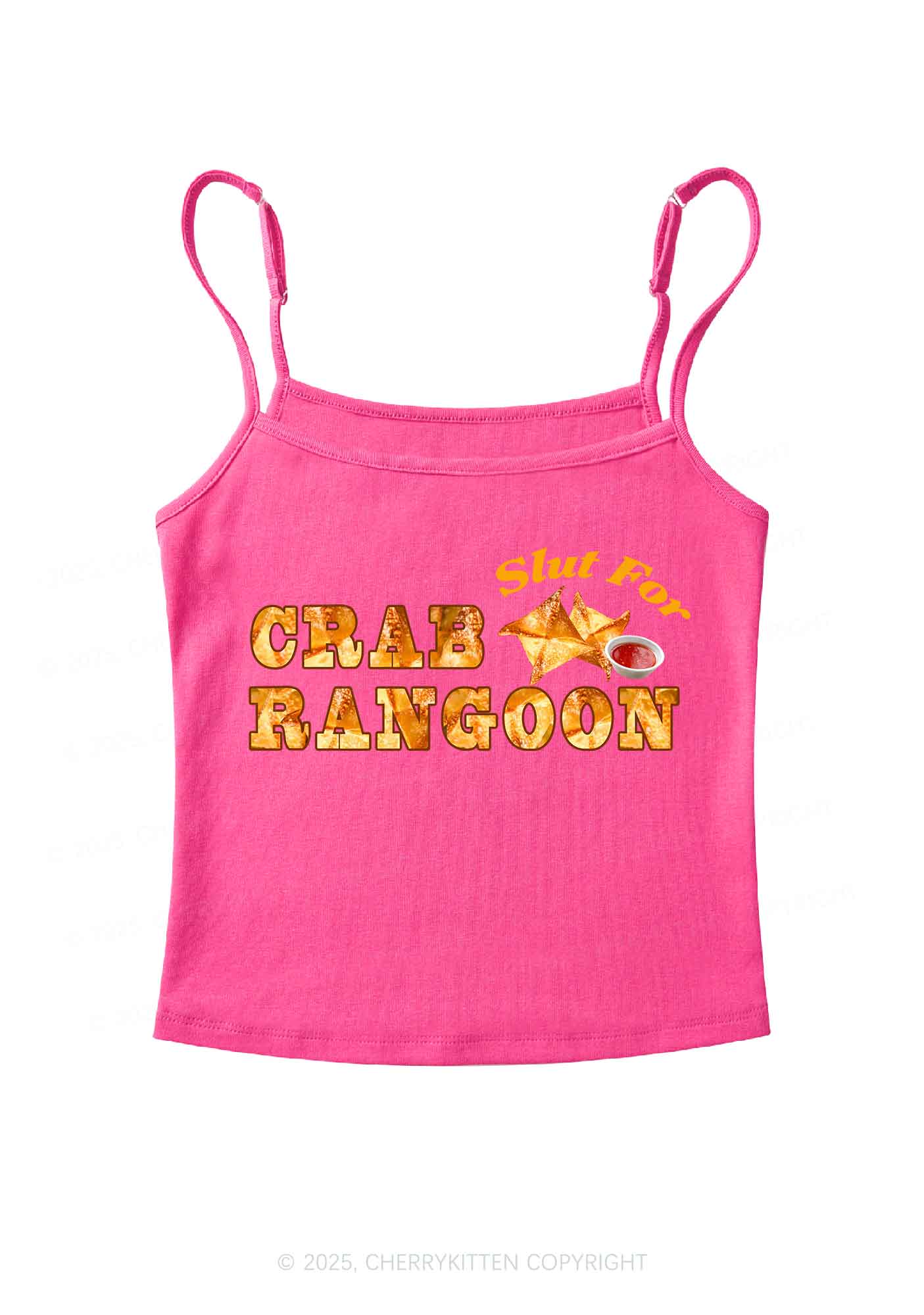 Slxt For Carb Rangoon Y2K Spaghetti Strap Cami Cherrykitten