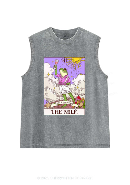 The Mxxf Frog Y2K Washed Muscle Tank Cherrykitten