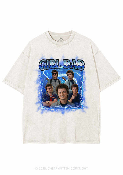 Girl Dad Y2K Shirts Washed Tee Cherrykitten