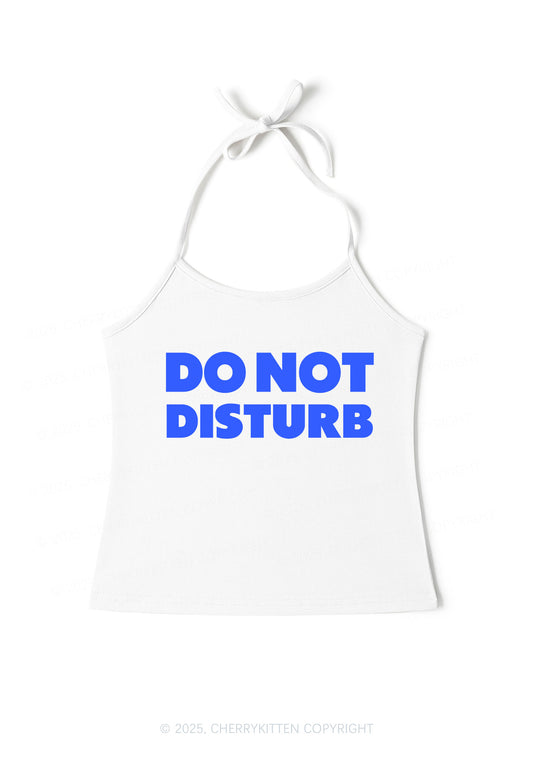 Do Not Disturb Y2K Halter Neck Cami Cherrykitten