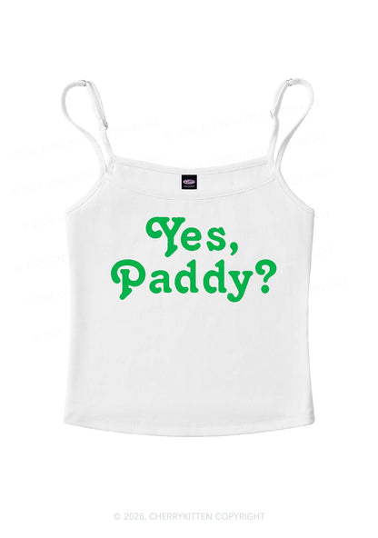 Yes Paddy St Patricks Y2K Spaghetti Strap Cami Cherrykitten