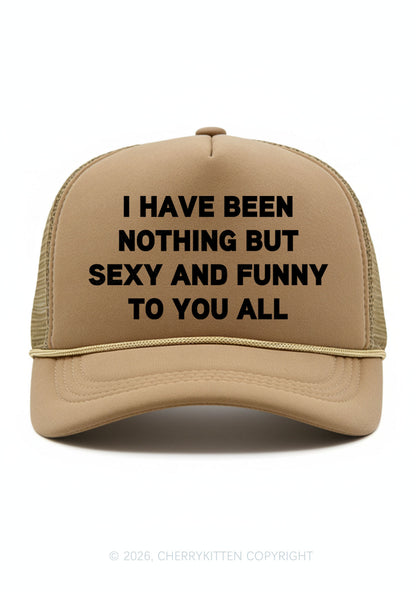 I Have Been Funny Y2K Trucker Hat Cherrykitten
