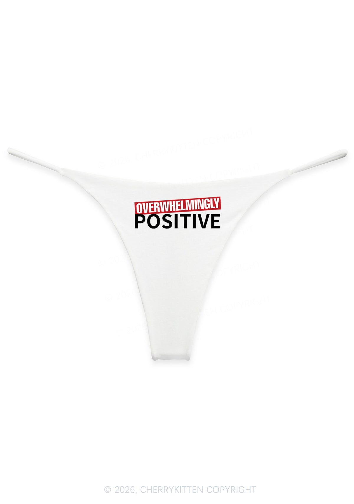 Overwhelmingly Positive Y2K Bikini String Thong Cherrykitten