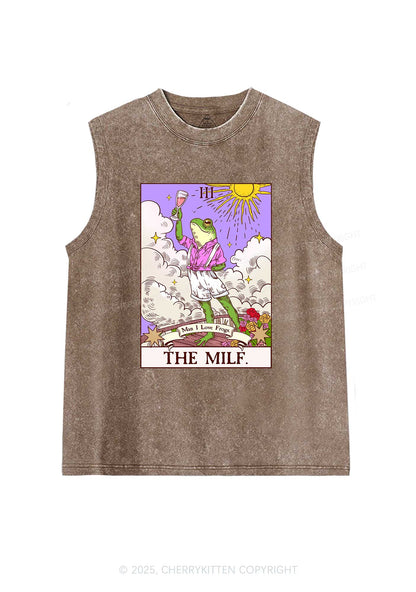 The Mxxf Frog Y2K Washed Muscle Tank Cherrykitten