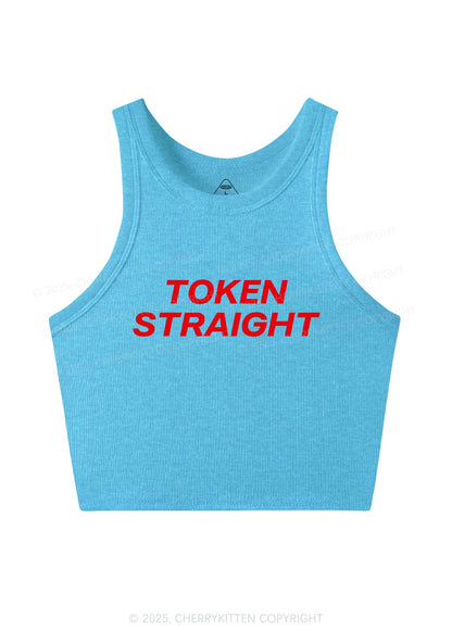 Token Straight Pride Y2K Crop Tank Top Cherrykitten