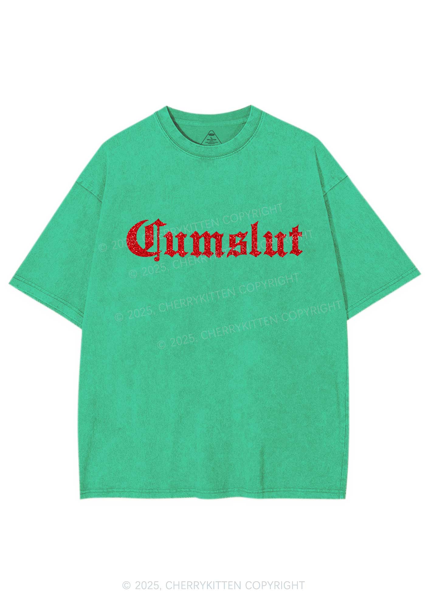 Cxmslxt Y2K Shirts Washed Tee Cherrykitten