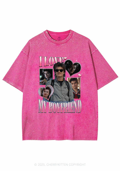I Love My BF SH Y2K Shirts Washed Tee Cherrykitten