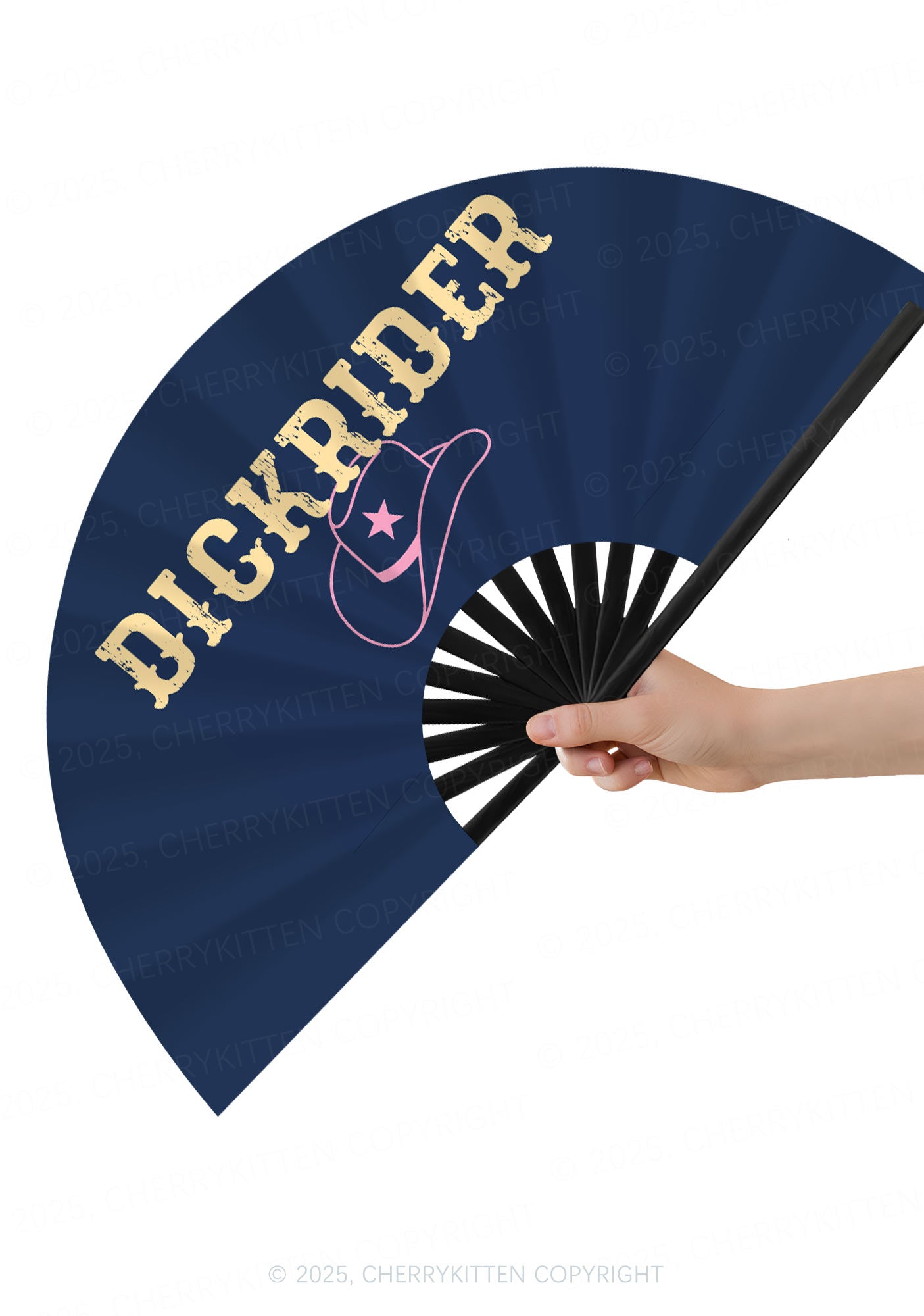Dxxkrider Y2K Rave Hand Fan Cherrykitten