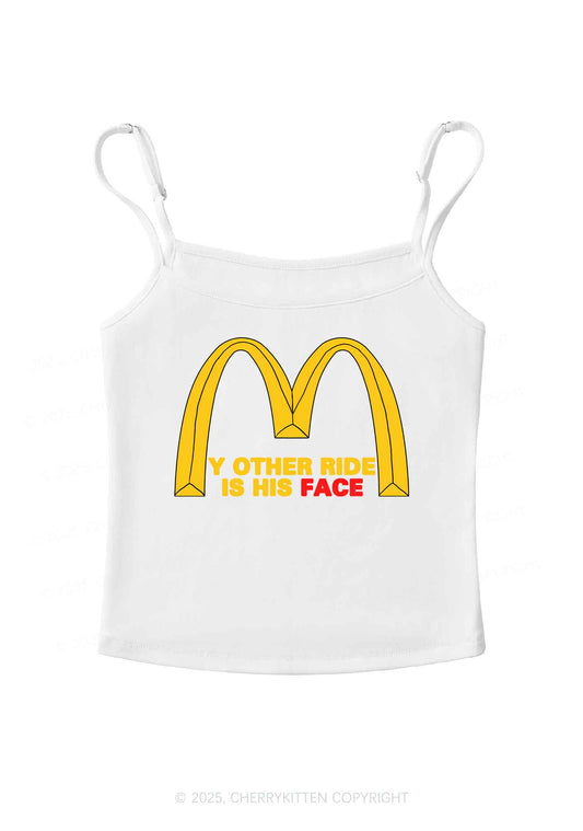 Ride His Face Y2K Spaghetti Strap Cami Cherrykitten
