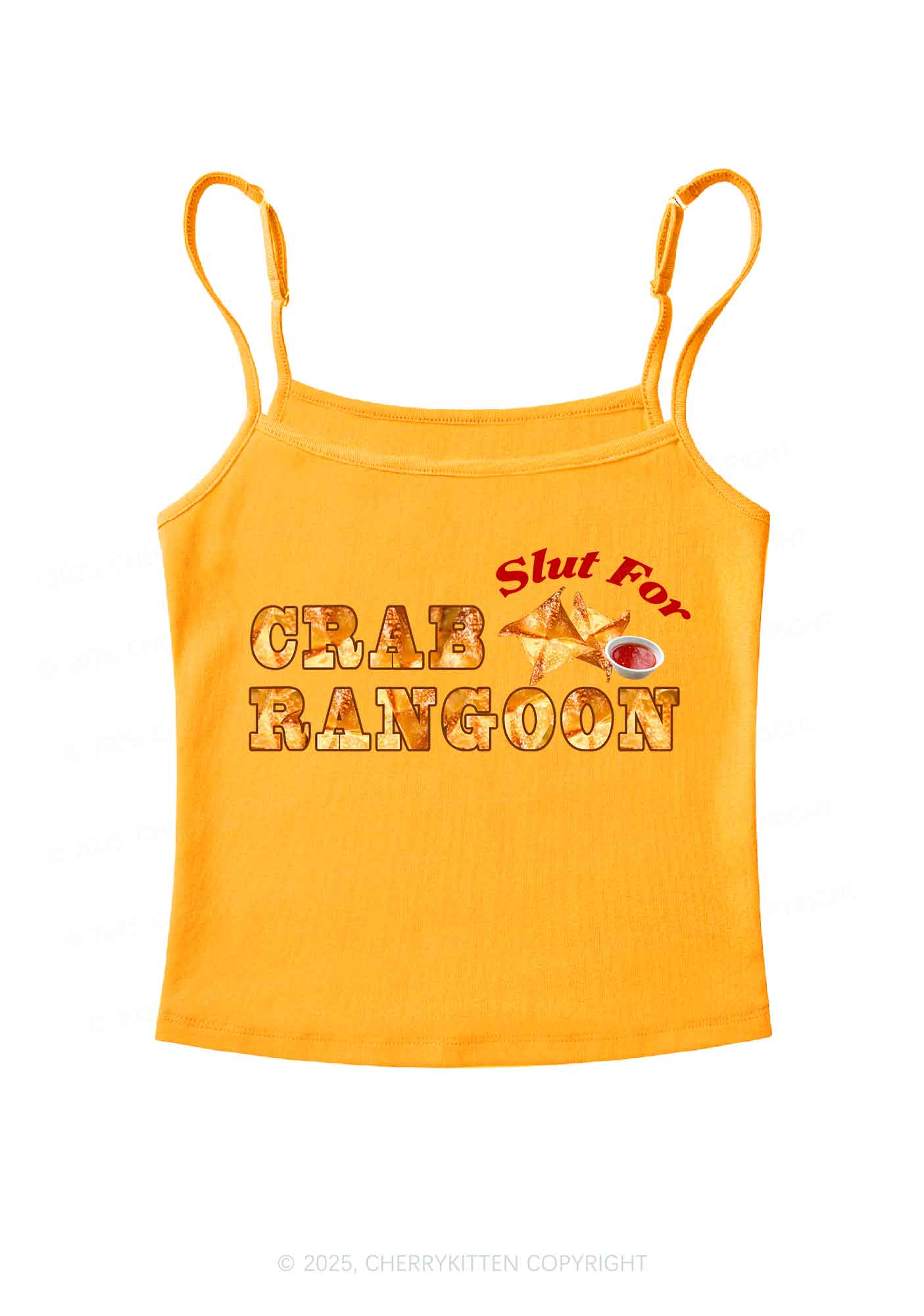 Slxt For Carb Rangoon Y2K Spaghetti Strap Cami Cherrykitten
