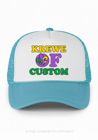 Krewe Of Custom Y2K Colorblock Trucker Hat Cherrykitten