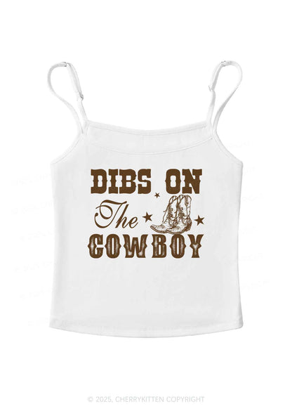 Dibs On The Cowboy Y2K Spaghetti Strap Cami Cherrykitten