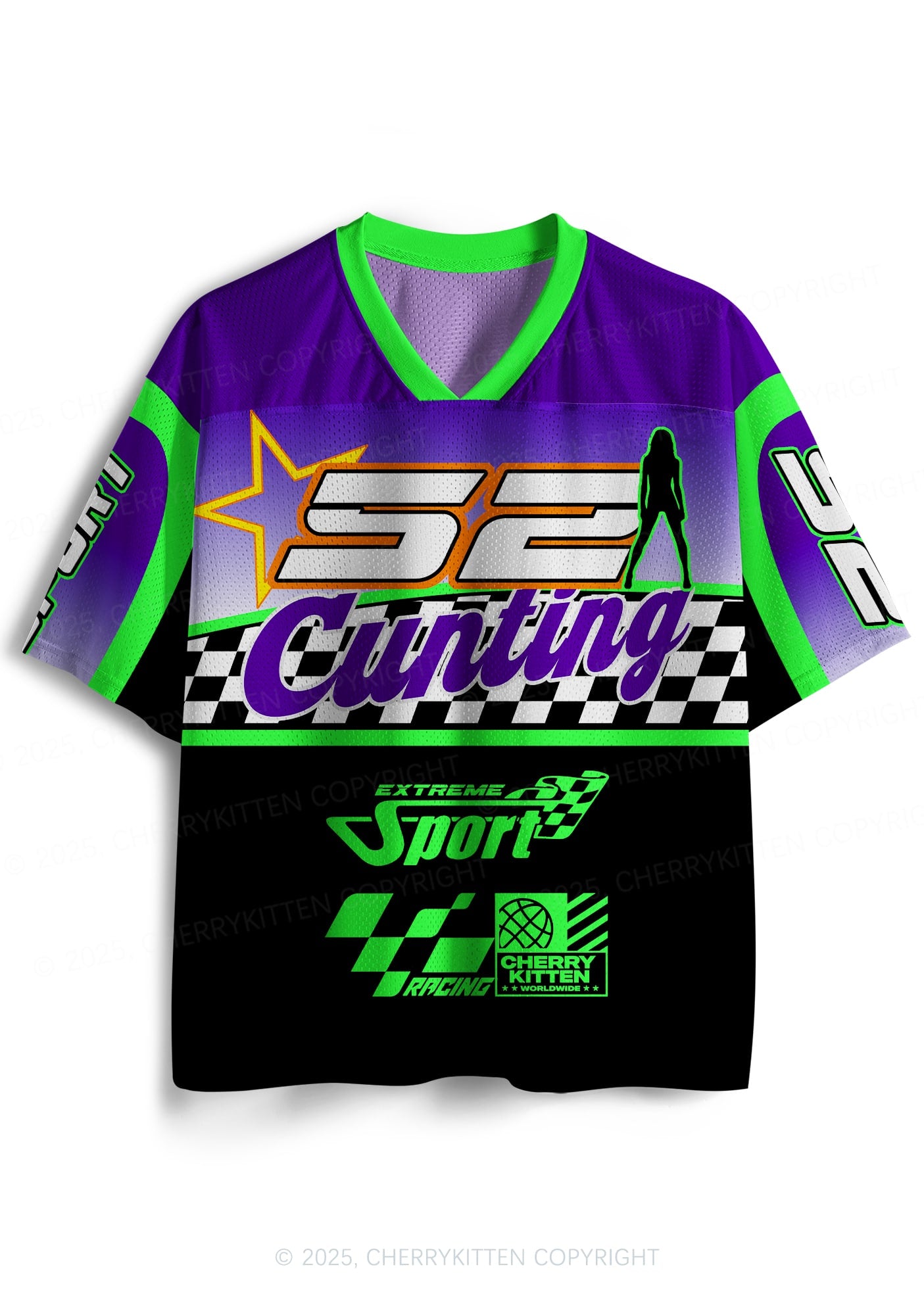 Custom Cxxting Racing Y2K Sport Jersey Shirts Cherrykitten