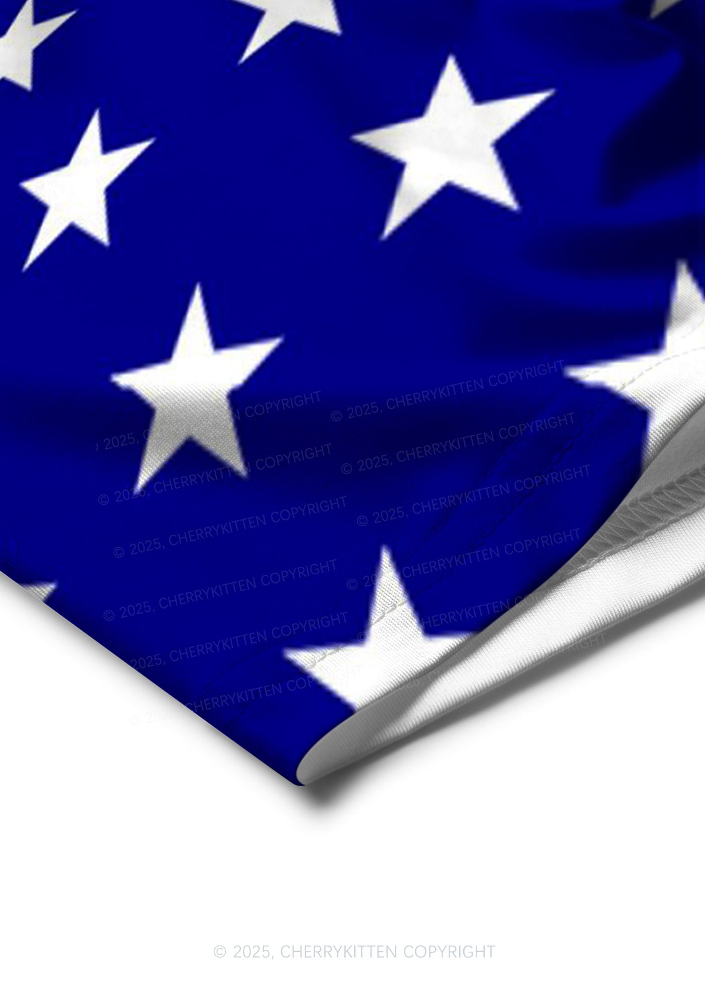 Navy Blue Star Y2K Print Men Boxer Briefs Cherrykitten