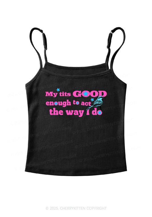 Good To Act Way Y2K Spaghetti Strap Cami Cherrykitten