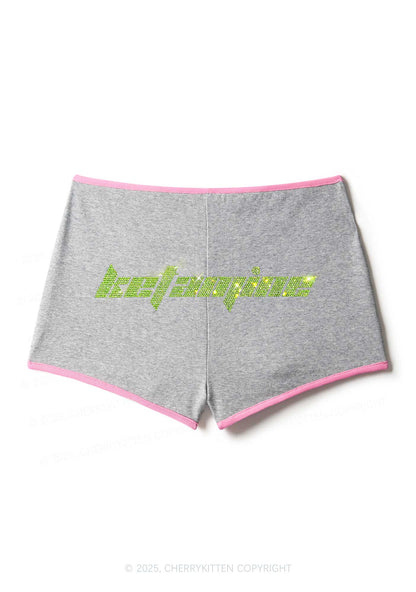 Rhinestone Ketamxxe Y2K Booty Shorts Cherrykitten