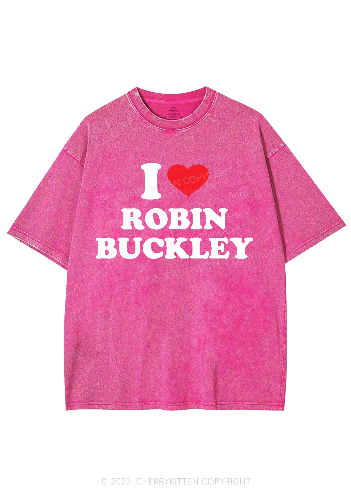 I Love RB Pride Y2K Shirts Washed Tee Cherrykitten