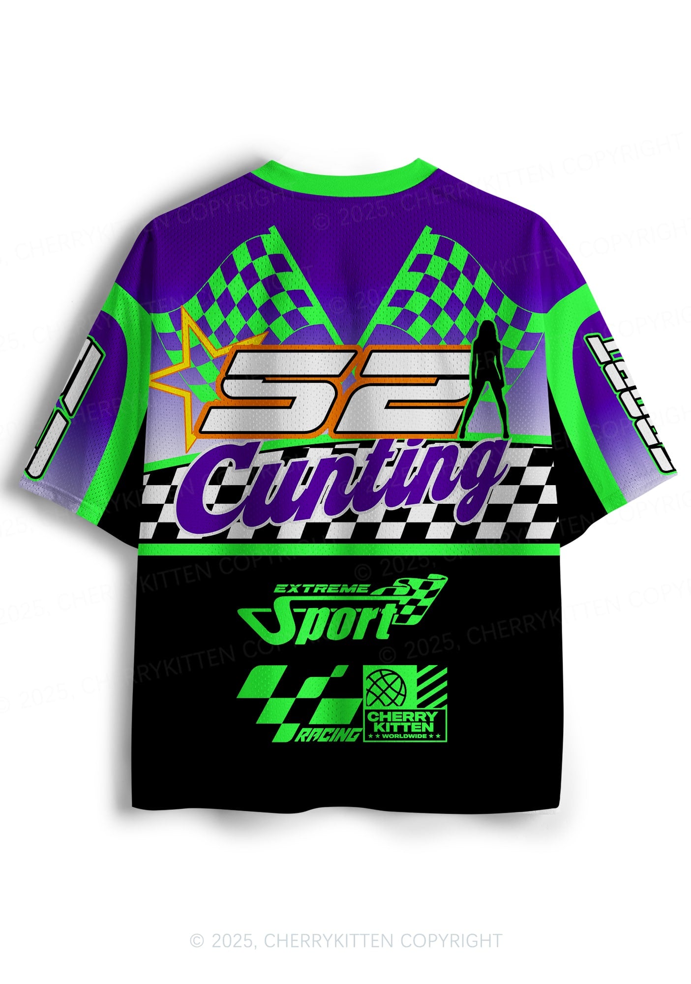Custom Cxxting Racing Y2K Sport Jersey Shirts Cherrykitten