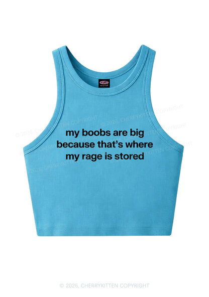 My Bxxbs Stored Rage Y2K Crop Tank Top Cherrykitten