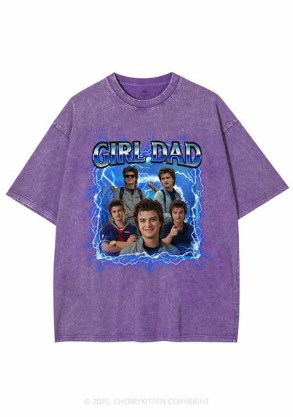 Girl Dad Y2K Shirts Washed Tee Cherrykitten